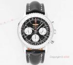 BLS Factory Replica Breitling Navitimer Panda Dial Chronograph Watch 43mm